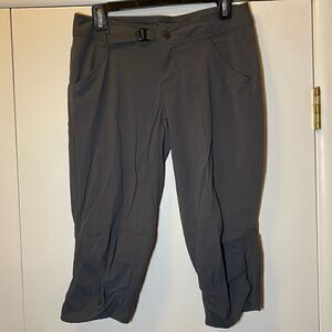 PRANA Jasmine Knicker Capri Pants Gray Women’s Size 4 Style W4JASK113